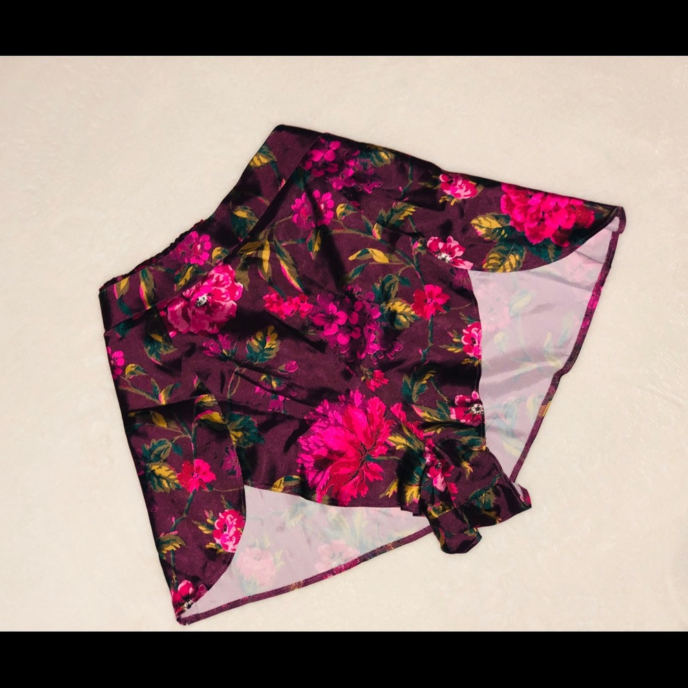 Victoria secret satin shorts